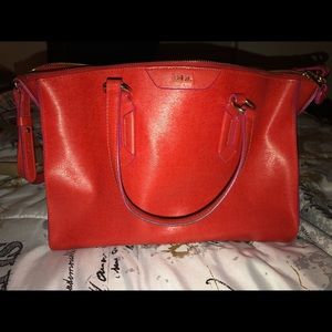 Ralph Lauren orange reddish purse